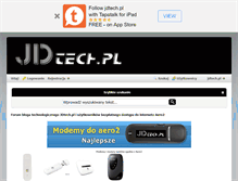 Tablet Screenshot of forum.jdtech.pl